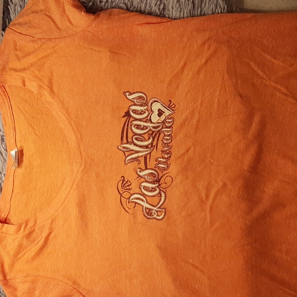 Las Vegas Orange Tee Size Large - Picture 1 of 3